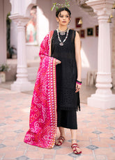 Mehru By Mahnur Embroidered Lawn Unstitched 3 Piece Suit - MHN24ML 5A